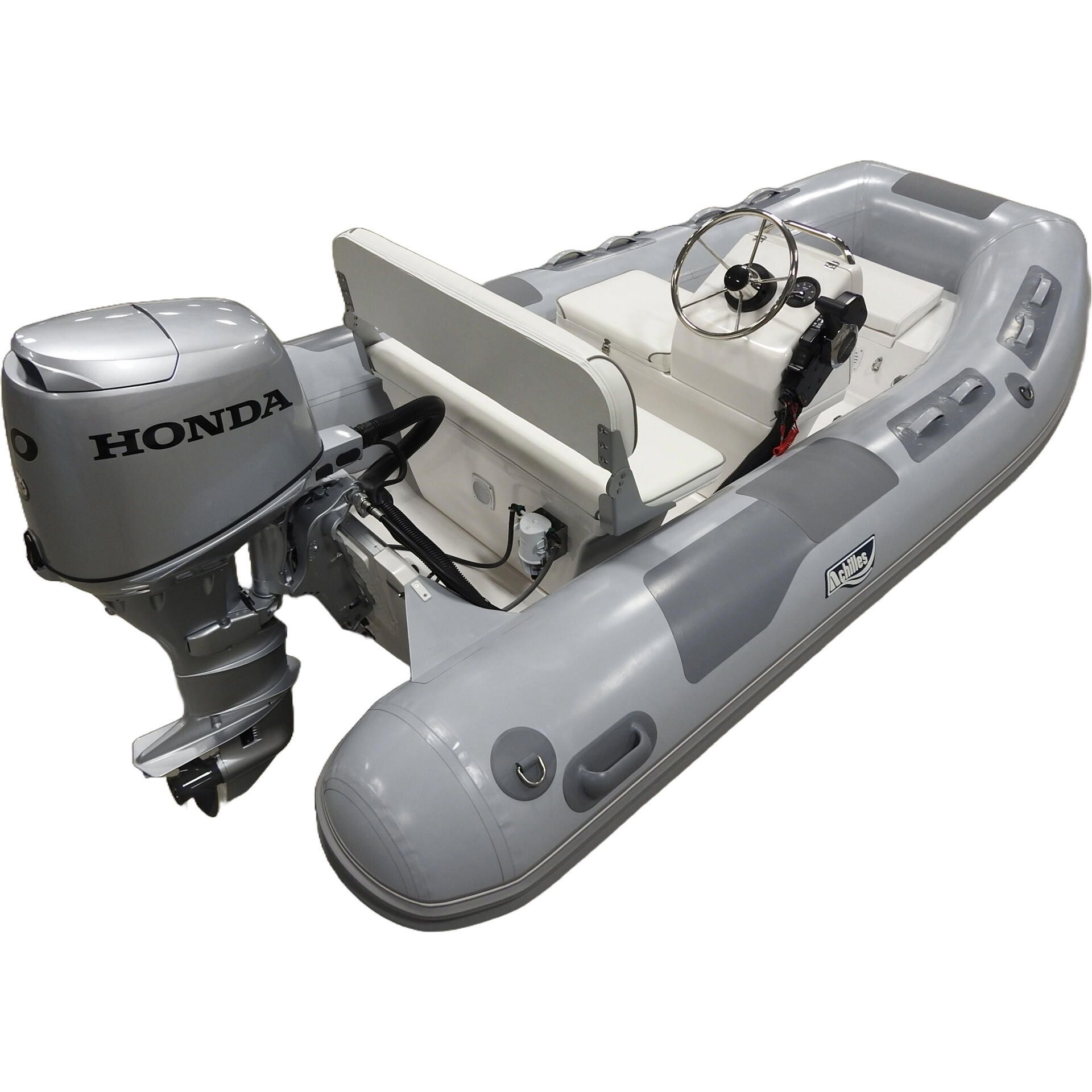 2025 Achilles HB-385DX Fiberglass RIB 12' 8" Boat with Honda 40 HP Motor