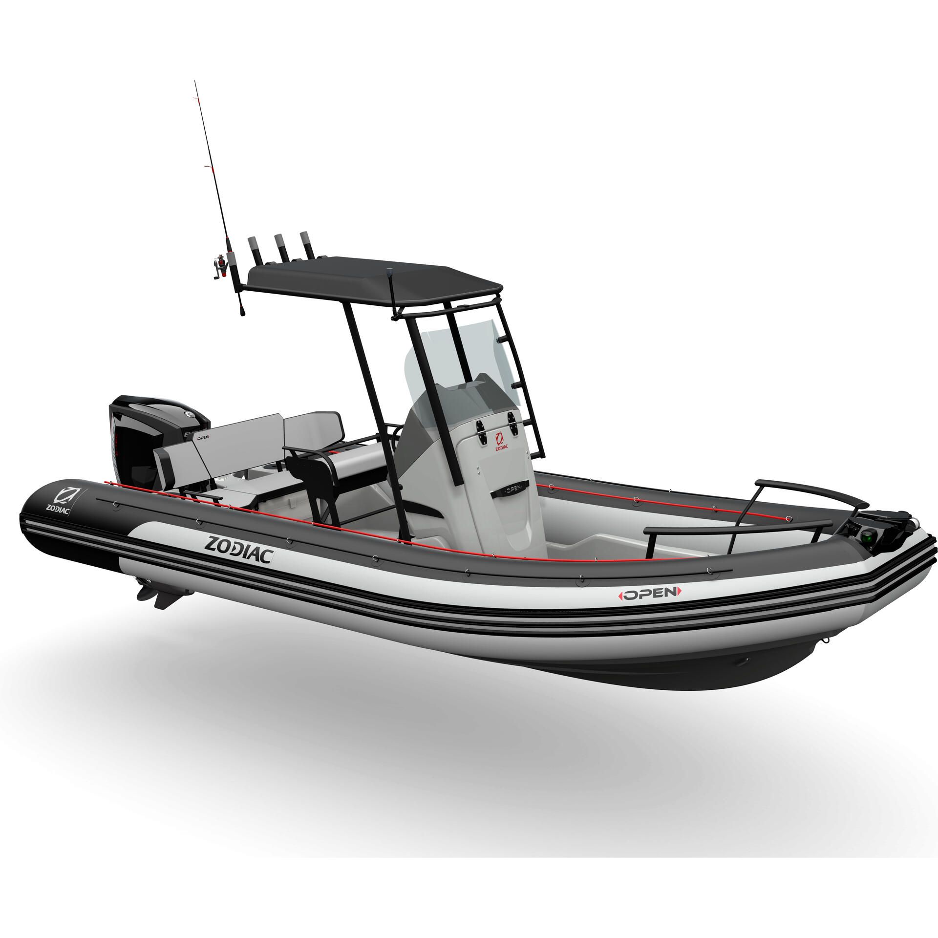 Zodiac Open 6.5 Fiberglass RIB 20' Boat with Yamaha 2025 F150 HP Motor