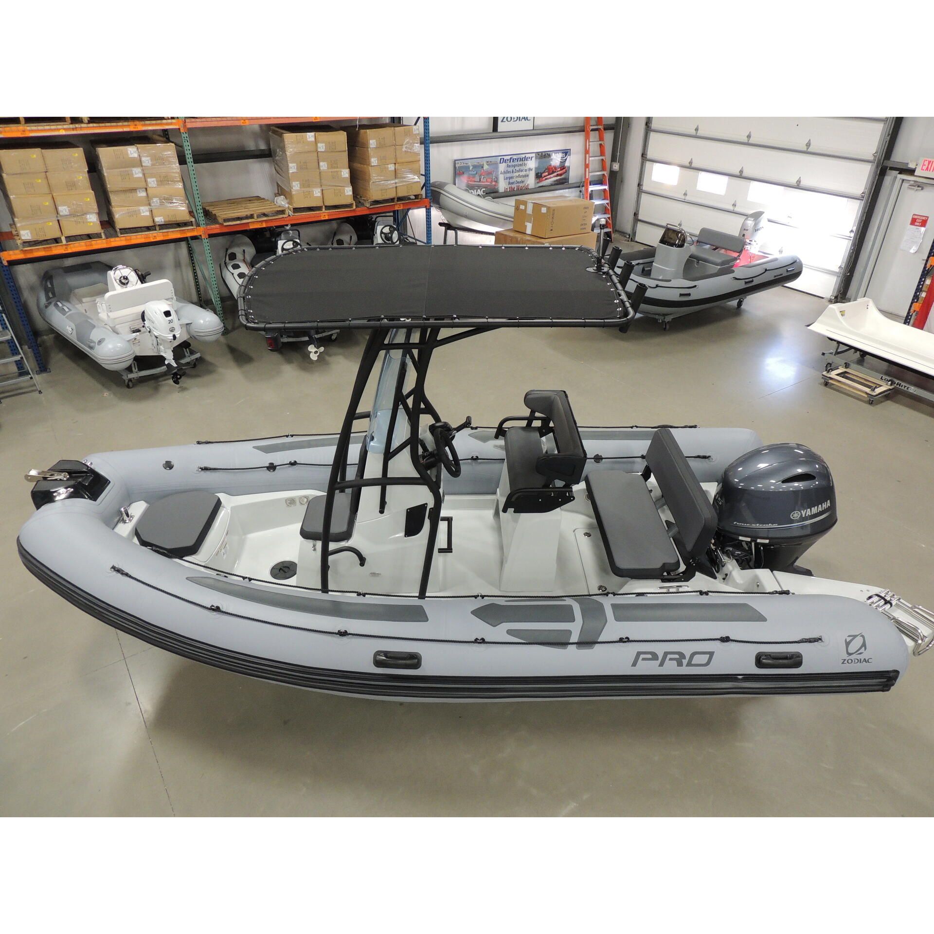 Zodiac Pro 5.5 Fiberglass RIB 17' 9" Boat with 2025 Yamaha 115 HP Motor
